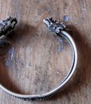 Joli bracelet a tête de Dragon   réglable mixte    
