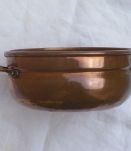 cache-pot , jardiniere  en cuivre, vintage
