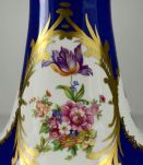 Lampe style Napoléon III porcelaine et laiton 