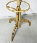 Grand Portemanteau vintage perroquet en rotin 