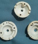 lot de 3 anciennes rosaces de plafonds,vintage