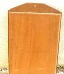 miroir  en  bois , biseauté, vintage