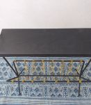 Porte revues vintage années 60 scoubidou