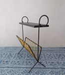 Porte revues vintage années 60 scoubidou