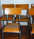 Chaises d'école - Lot de 3