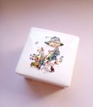 Adorable bonbonnière, boîte à bijoux "esprit enfantin" 
