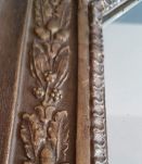 miroir ancien hexagonal très bon état