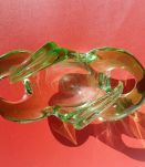 Superbe coupe corbeille vide-poches en verre Murano 