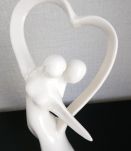 Statuette en céramique "Amoureux" 
