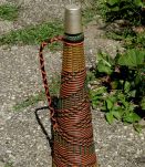 bouteille   ancienne scoubidou, vintage