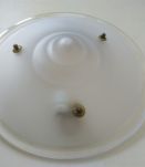 Suspension Art Déco en pate de verre