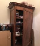 Bonnetière Louis XV  en noyer 90 x 200 cm