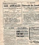Les annales 1915 Général Pétain et Joffre page de couverture