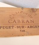 Jolie boîte à vin en bois. 