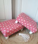 2 petits tabourets bas 