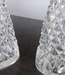 2 flacons  en cristal de bohème