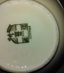 pot à lait crème porcelaine liseret d'or