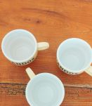 Lot de trois tasses