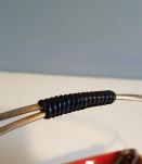 serviteur céramique avec poignée en métal doré vintage