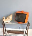 bougeoir paon articulé 7 feux en bois naturel par Art Plus 