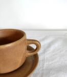 Paire de Tasses en Gres Vintage