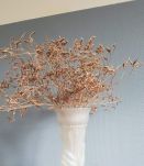 vase flambeau avec main en verre dépoli blanc