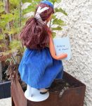 POUPEE PEYNET L'ETUDIANTE  ORIGINALE TRES BON ETAT VINTAGE