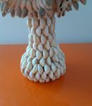  vase en coquillage Art populaire