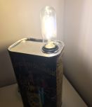 Lampe vintage, industrielle,   