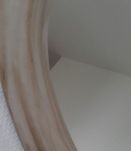 Miroir en bois patiné 