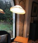 Lampadaire , tablette vintage