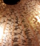 Lampe Art Deco Bronze Doré Pate De verre