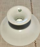 Compotier ancien motif fleurs