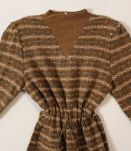 Robe pull laine vintage 80 tricot maille neuve