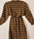 Robe pull laine vintage 80 tricot maille neuve