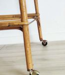 Couffin berceau rotin vintage