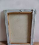 Huile sur toile, bouquet de fleurs 30 x 40 cm, P. Wilson