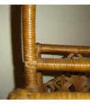 porte-revue rotin vintage