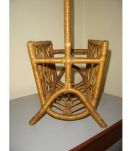 porte-revue rotin vintage