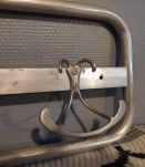 porte-manteaux avec 2 patères en aluminium