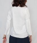 Blouse coton bohème 70’s broderie fleurie taille 36