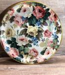 Très joli plateau de service anglais - Fleuri