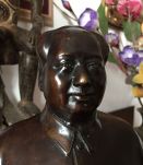 Statuette bronze Buste Mao très bon état 