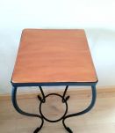 Sellette fer et bois 