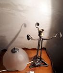  LAMPE ART DECO EN FER FORGe style