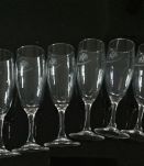 6 verres à champagne 