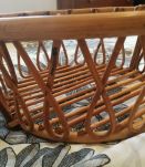 Panier rotin vintage