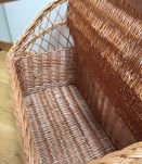 Coffre à jouet en rotin