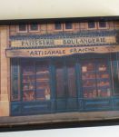 Plateau de service en bois style vintage