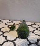 carafe avec bouchon flamme verte